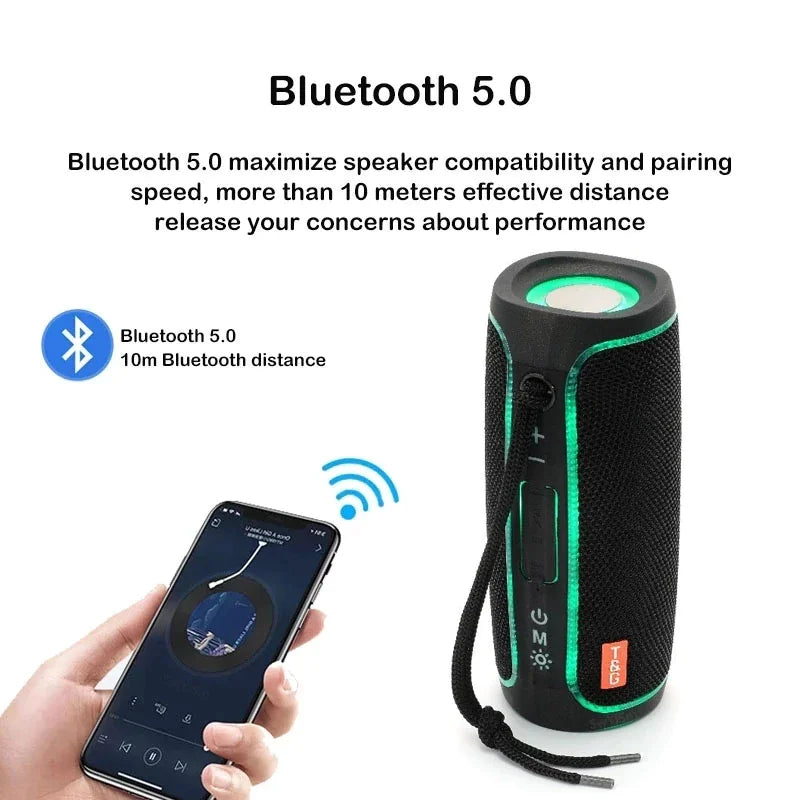 Bluetooth Speaker Wireless Waterproof Outdoor Stereo Bass USB/TF/FM Radio LOUD by Anti Spier