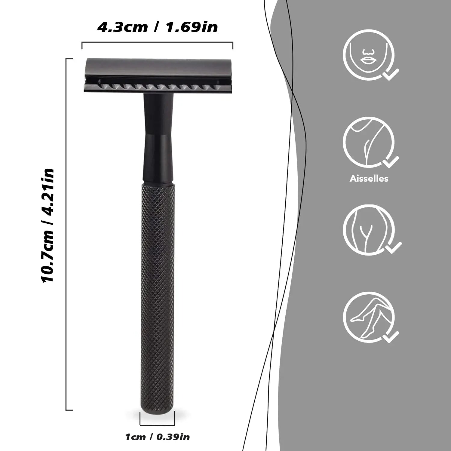 Double Edge Safety Razor For Men by Anti Spier