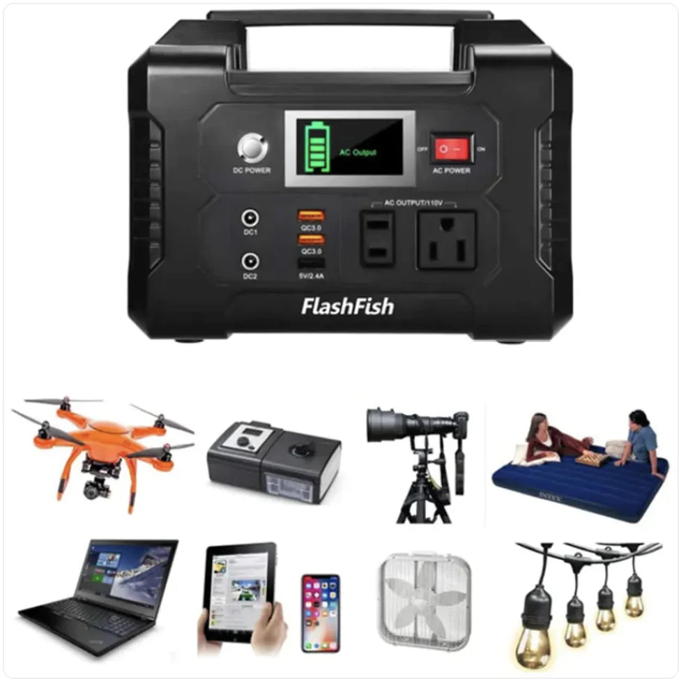 200W Portable Outdoor Power Bank with 220V Emergency Backup by Anti Spier