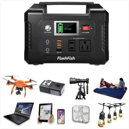 200W Portable Outdoor Power Bank with 220V Emergency Backup by Anti Spier