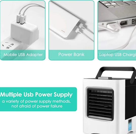Mini Portable Air Conditioning Fan for Office Use by Anti Spier