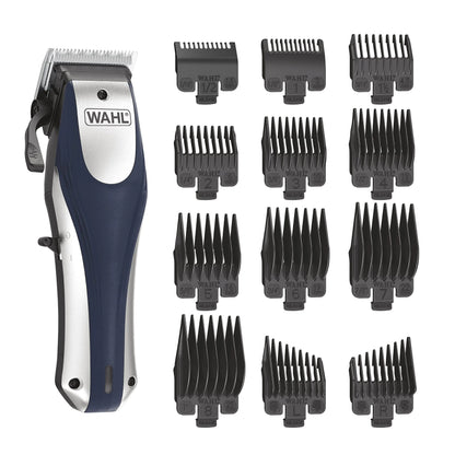 Wahl Lithium Ion Pro Rechargeable Cordless Hair Clippers for Men, Woman, & Children with Smart Charge Technology for Convenient at Home Haircutting - Model 79470 Sliver 22 Piece Set by Anti Spier