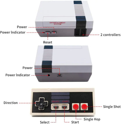 Retro Inspired Game Console 620 Games Loaded by Anti Spier