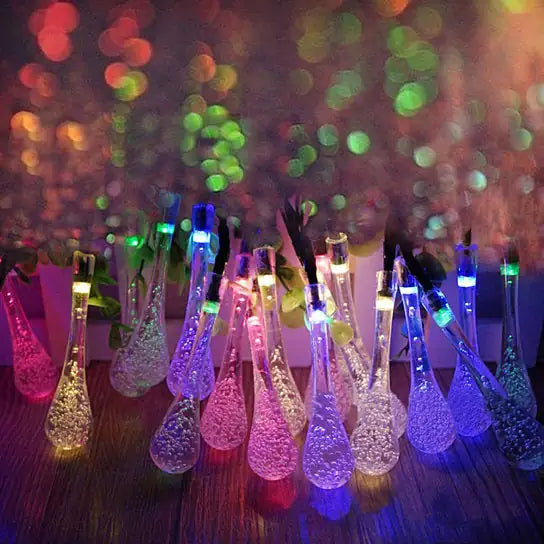 Dew Droplets 20 LED Solar Lights Falling Like Dew by Anti Spier