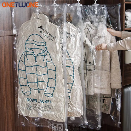 Closet Hanging Organizer Vacuum Bag by Anti Spier