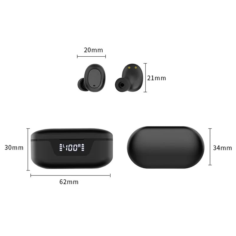 Bluetooth 5.0 Wireless Earbuds by Anti Spier