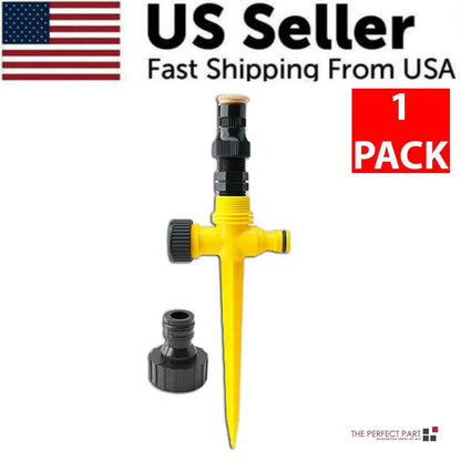 360° Rotation Auto Irrigation System Garden Lawn Sprinkler Patio Save Water USA by Anti Spier