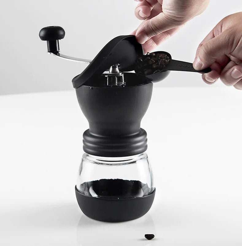 Washable Ceramic Manual Coffee Grinder Machine by Anti Spier