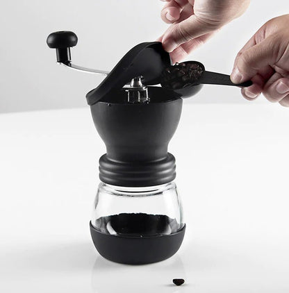 Washable Ceramic Manual Coffee Grinder Machine by Anti Spier