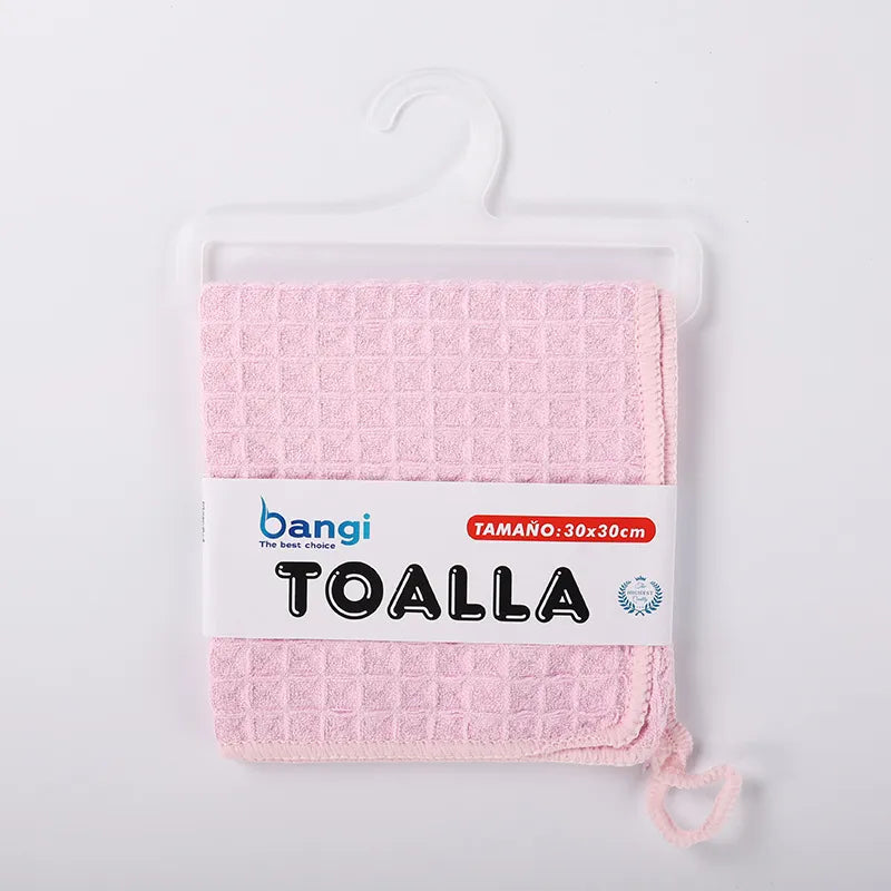 Microfiber Skin-friendly Non-lint Waffle Microfiber Towel by Anti Spier