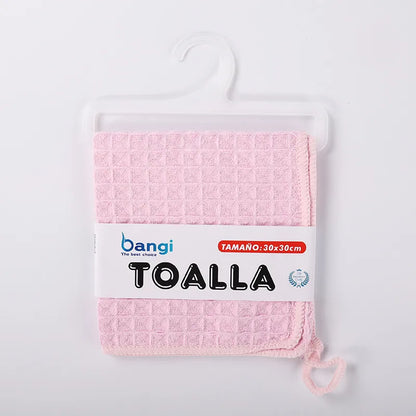 Microfiber Skin-friendly Non-lint Waffle Microfiber Towel by Anti Spier