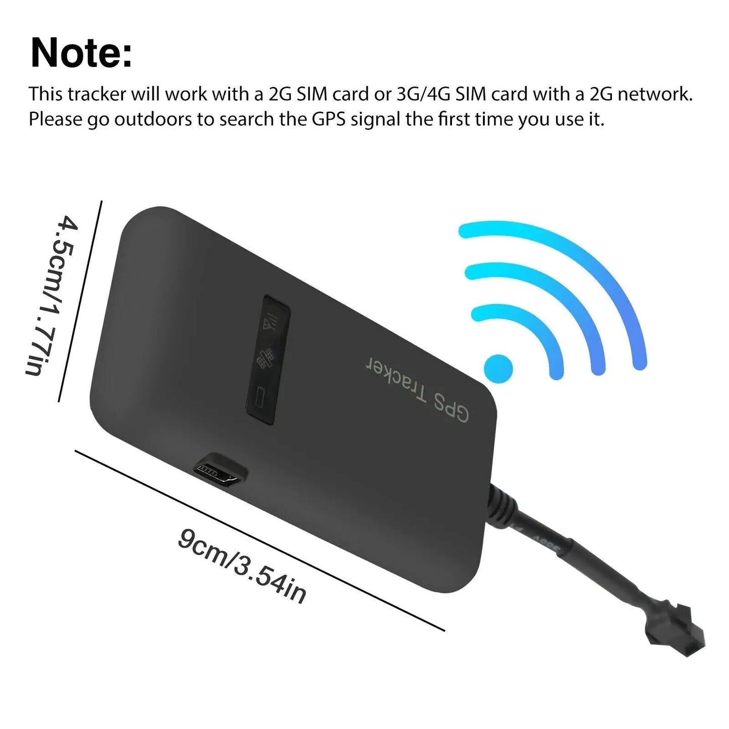 Real Time GPS Tracker Tracking Locator Device GPRS GSM Car/Motorcycle Anti Theft by Anti Spier