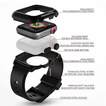 Waterproof Box Case Strap For Apple Watch by Anti Spier