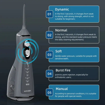 Speed Adjustable Water Flosser by Anti Spier