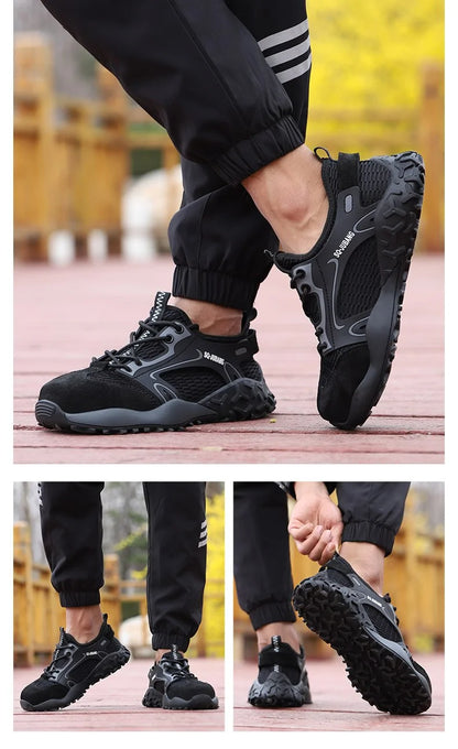 Anti-collision and Anti-smashing Breathable Safety Shoes by Anti Spier