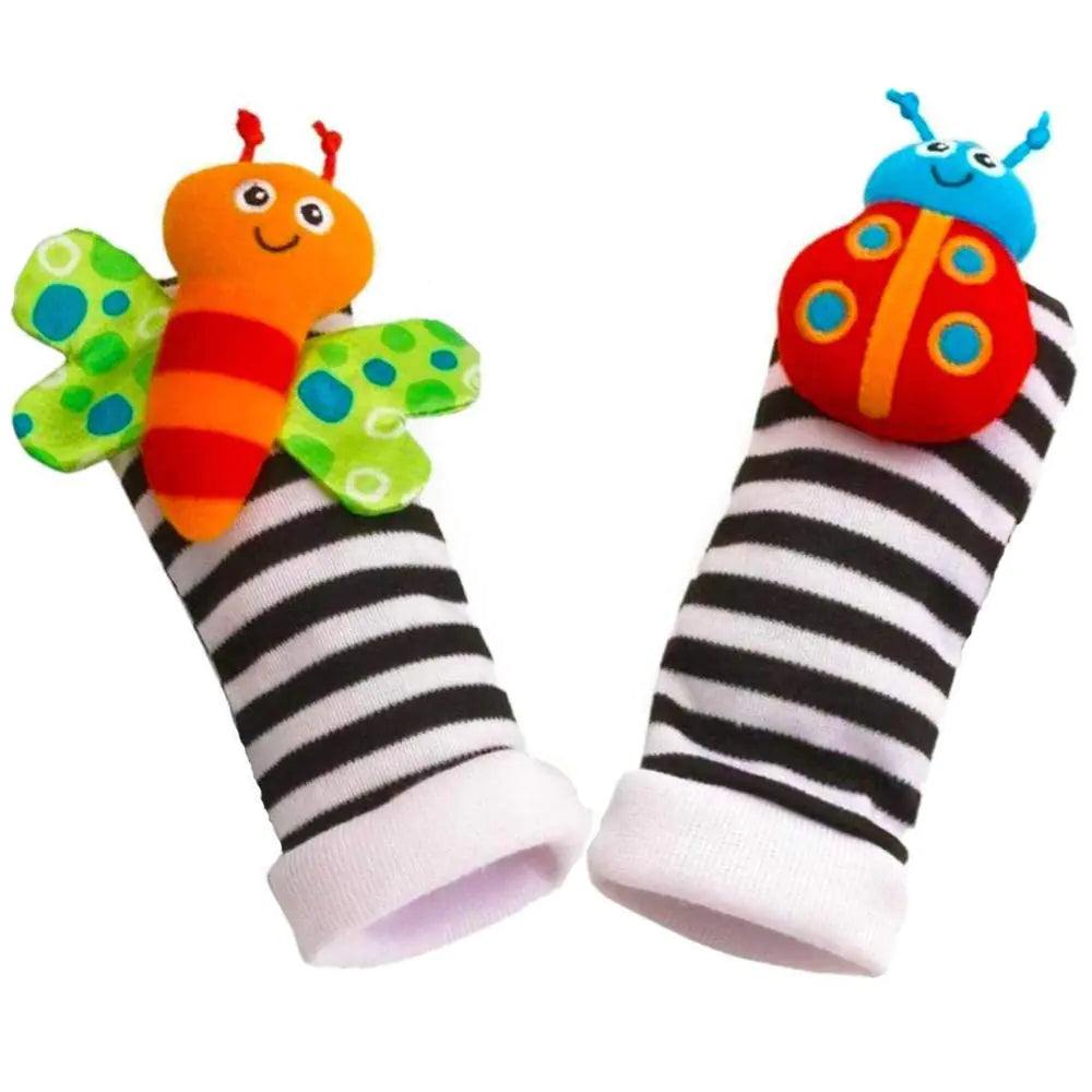 Baby Infant Rattle Socks Toys 3-6 to 12 Months Girl Boy Learning Toy by Anti Spier