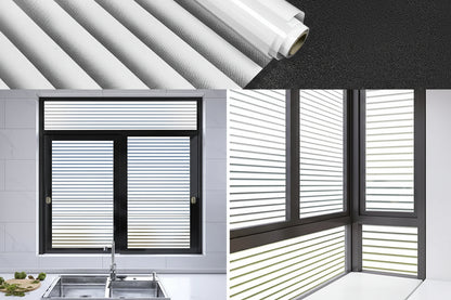 Frosted Glass Privacy Window Film for Offices - Static Cling Light Control by Anti Spier