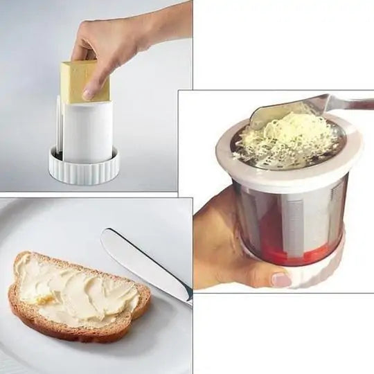 Cheese Grater Chocolate Butter Cutter by Anti Spier