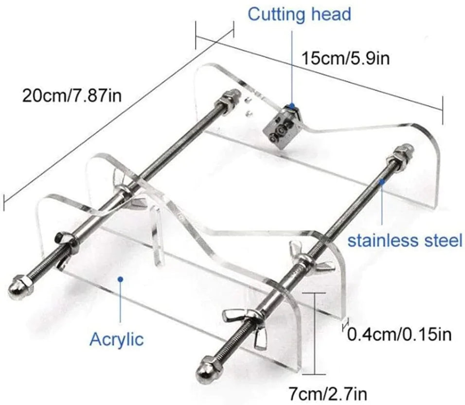 Glass Bottle Cutter Kit Beer Wine Jar DIY Cutting Machine Craft Recycle Tools US by Anti Spier