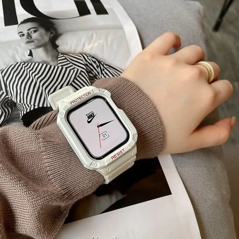 Watch Band & Case For iWatch Series 7 6 SE 5 by Anti Spier