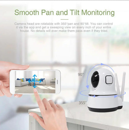 Wireless Security Camera 1080P Night Vision, Motion Detection, Activity Alert, Deterrent Alarm by Anti Spier