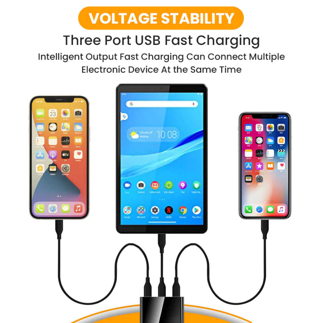 Fast Charge 3.0 USB Hub Wall Charger by Anti Spier