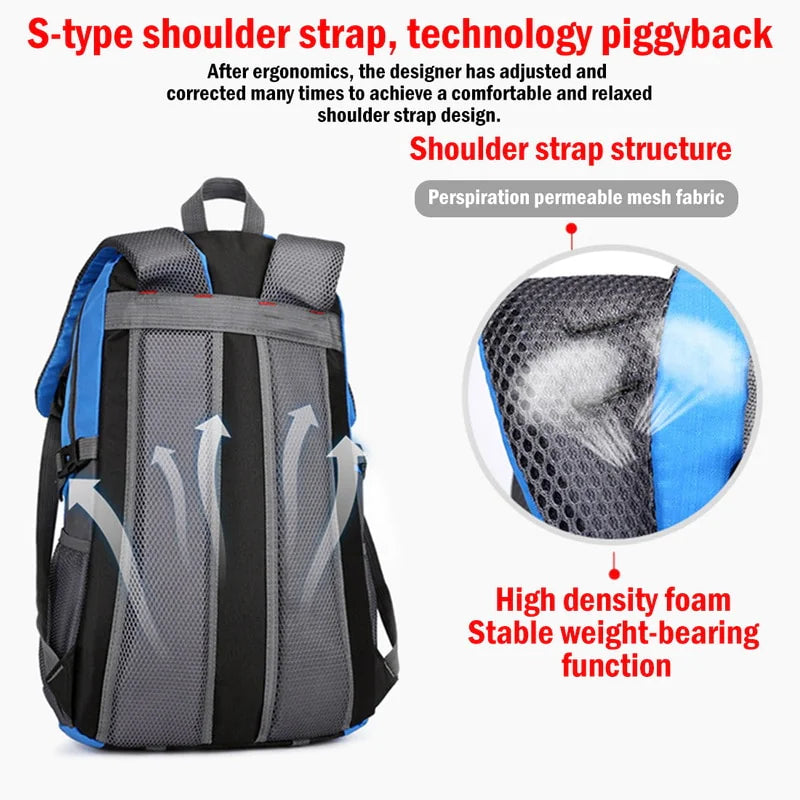 40L Men Women Travel Backpack Rucksack Camping Laptop Hiking School Book Bag USA by Anti Spier