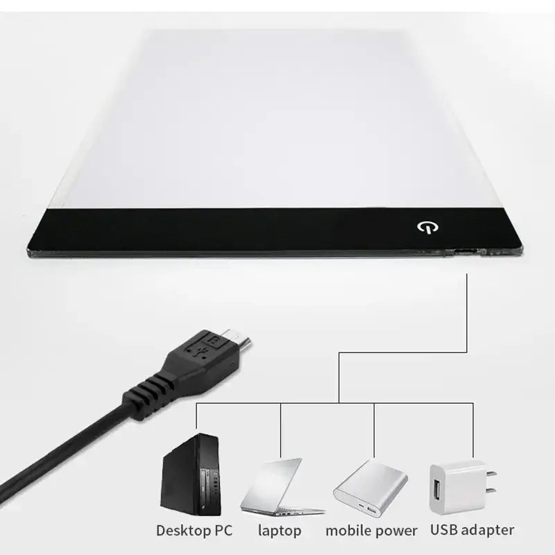 Dimmable LED Drawing Pad: Creative Kids' Gift by Anti Spier