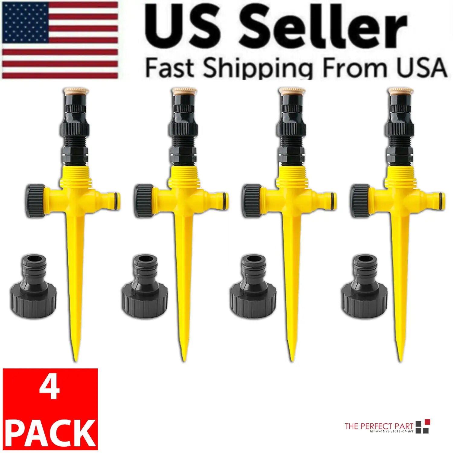 360° Rotation Auto Irrigation System Garden Lawn Sprinkler Patio Save Water USA by Anti Spier