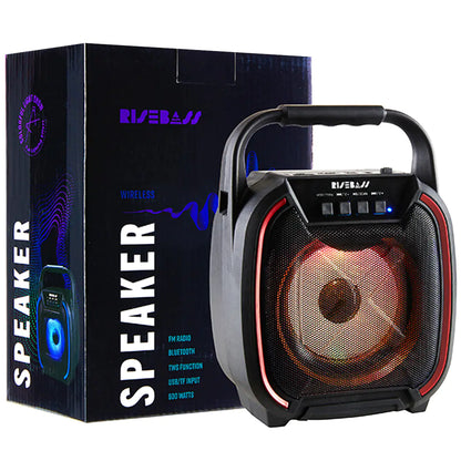 8" 600 watt Speaker - Portable Wireless Bluetooth Speaker with TWS Function by Anti Spier