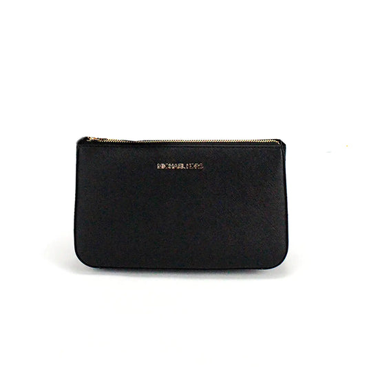 Michael Kors Jet Set Black Leather Tech Crossbody Bag by Anti Spier