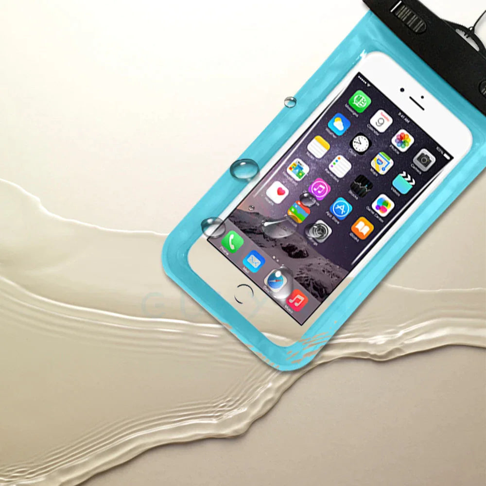 3 Pack Waterproof Floating Cell Phone Pouch Dry Bag Case Cover For Phone Samsung by Anti Spier