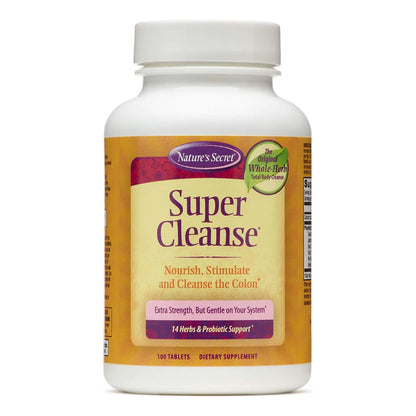 Super Cleanse by Natures Secret | Herbal and Probiotic Support 100 Tablets by Anti Spier