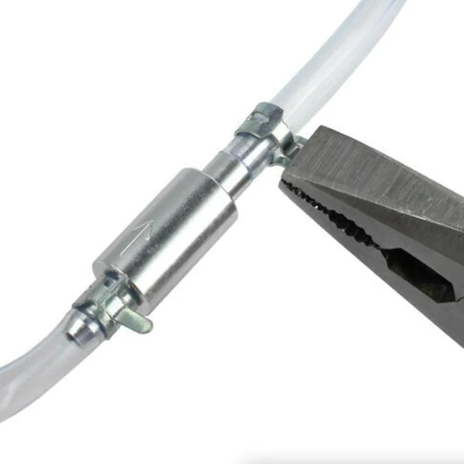 Car Motorcycle Clutch Brake Bleeder Hose One Way Valve Tube Bleeding Tool Set US by Anti Spier