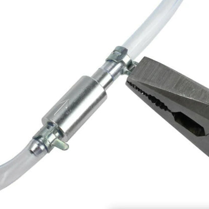 Car Motorcycle Clutch Brake Bleeder Hose One Way Valve Tube Bleeding Tool Set US by Anti Spier