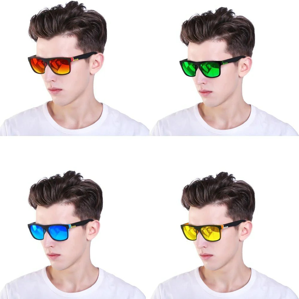 Square Polarized Sunglasses For Men Women Outdoor Sports Driving Glasses Golfing by Anti Spier