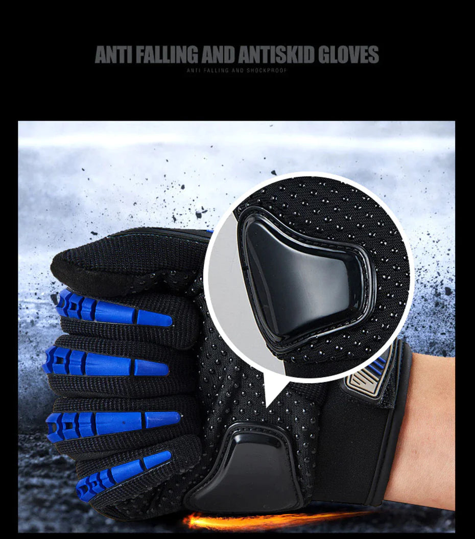 Racing Motorcycle Motorbike Motocross Riding Dirt Bike Full Finger Sports Gloves by Anti Spier