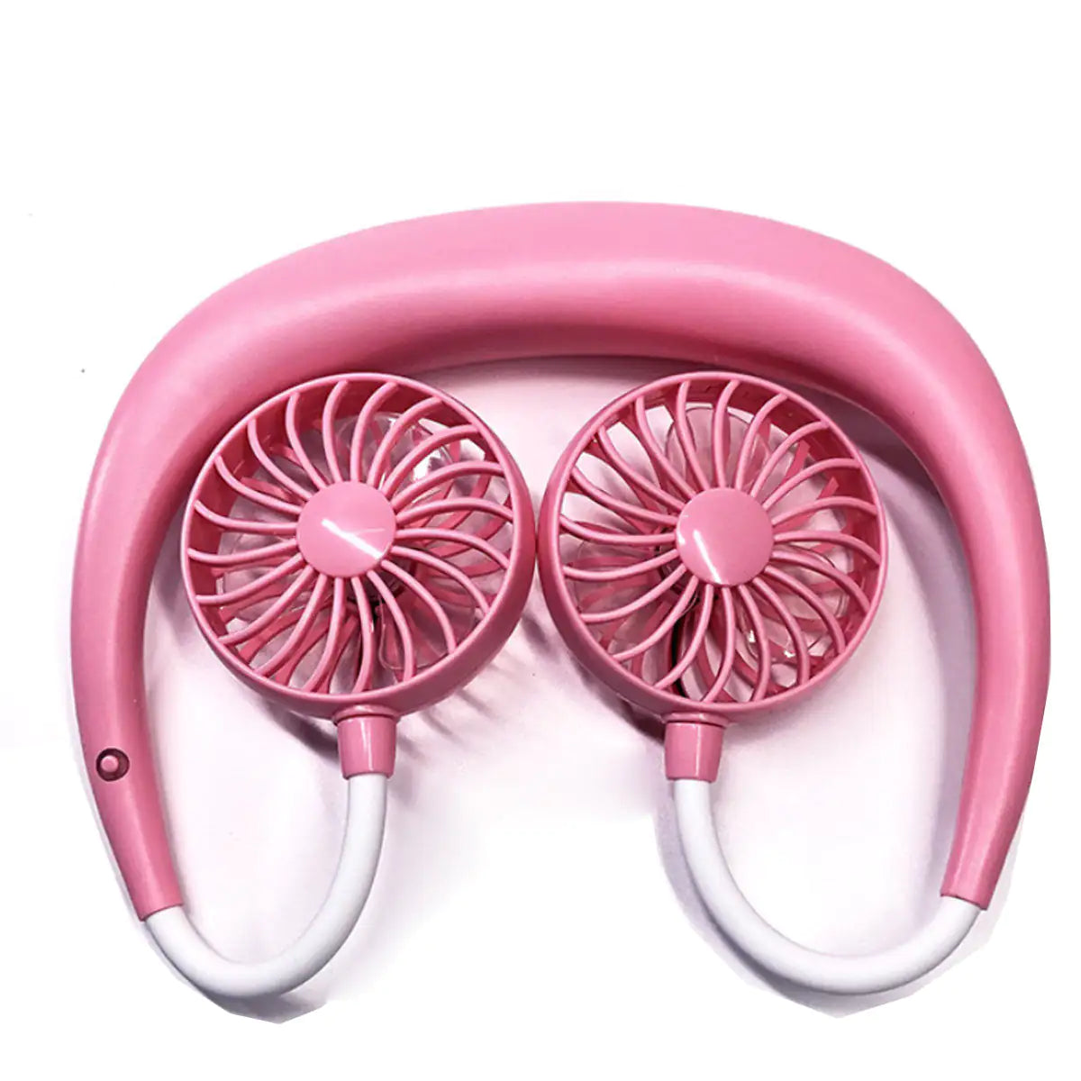 Beat The Heat Double Cool Cordless Breezy Mini Collar Fan by Anti Spier