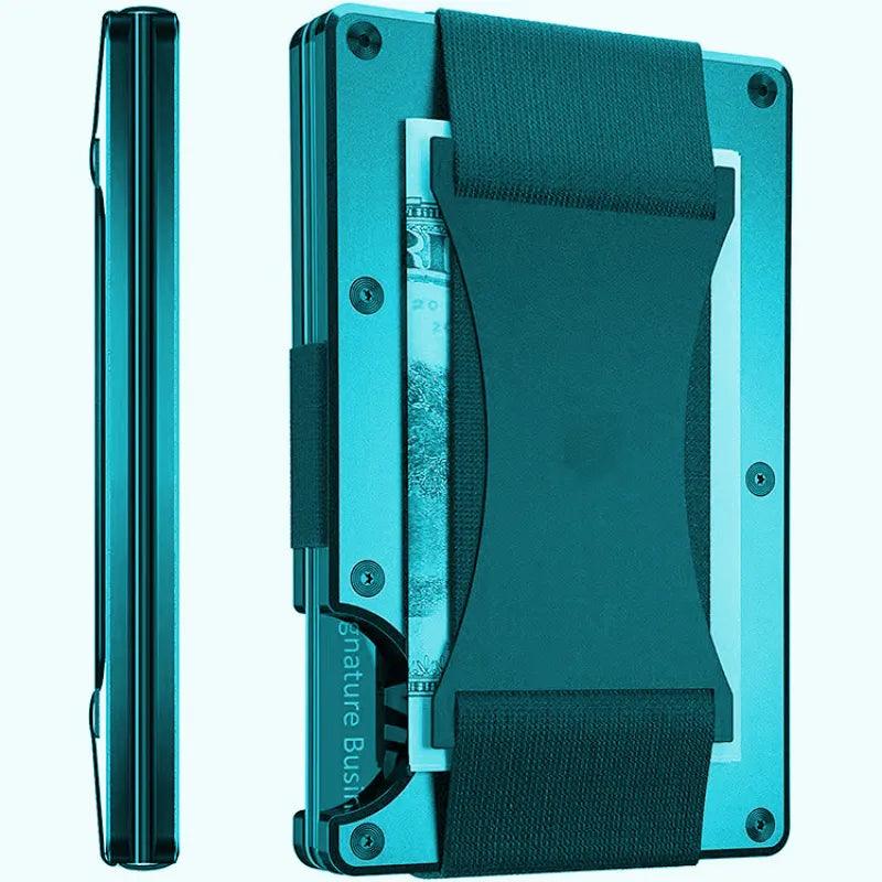 New Metal Card Bag Carbon Fiber Wallet Wallet RFID Anti-theft Swiping Blocking Technology by Anti Spier