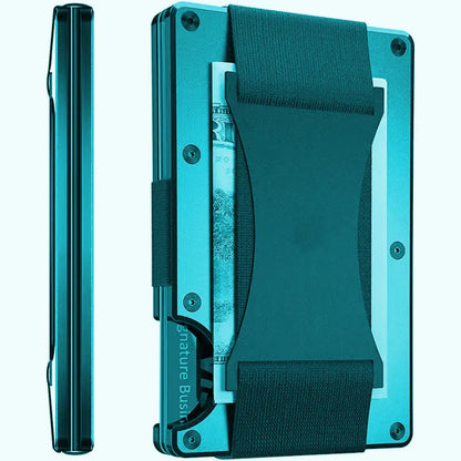 New Metal Card Bag Carbon Fiber Wallet Wallet RFID Anti-theft Swiping Blocking Technology by Anti Spier