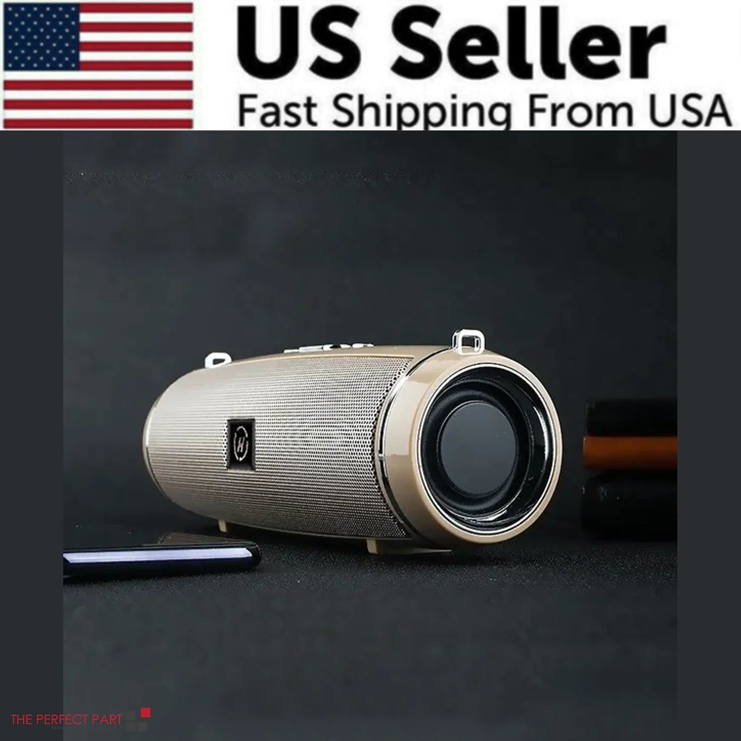 Bluetooth 5.1 Speaker Wireless Waterproof Outdoor Stereo LOUD Bass USB/TF Strap by Anti Spier