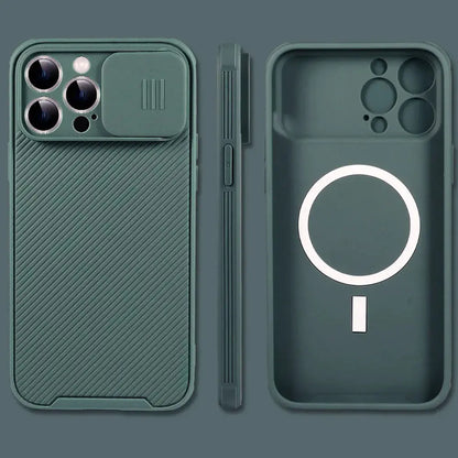 Slide Camera Lens Magsafe Charging Case by Anti Spier