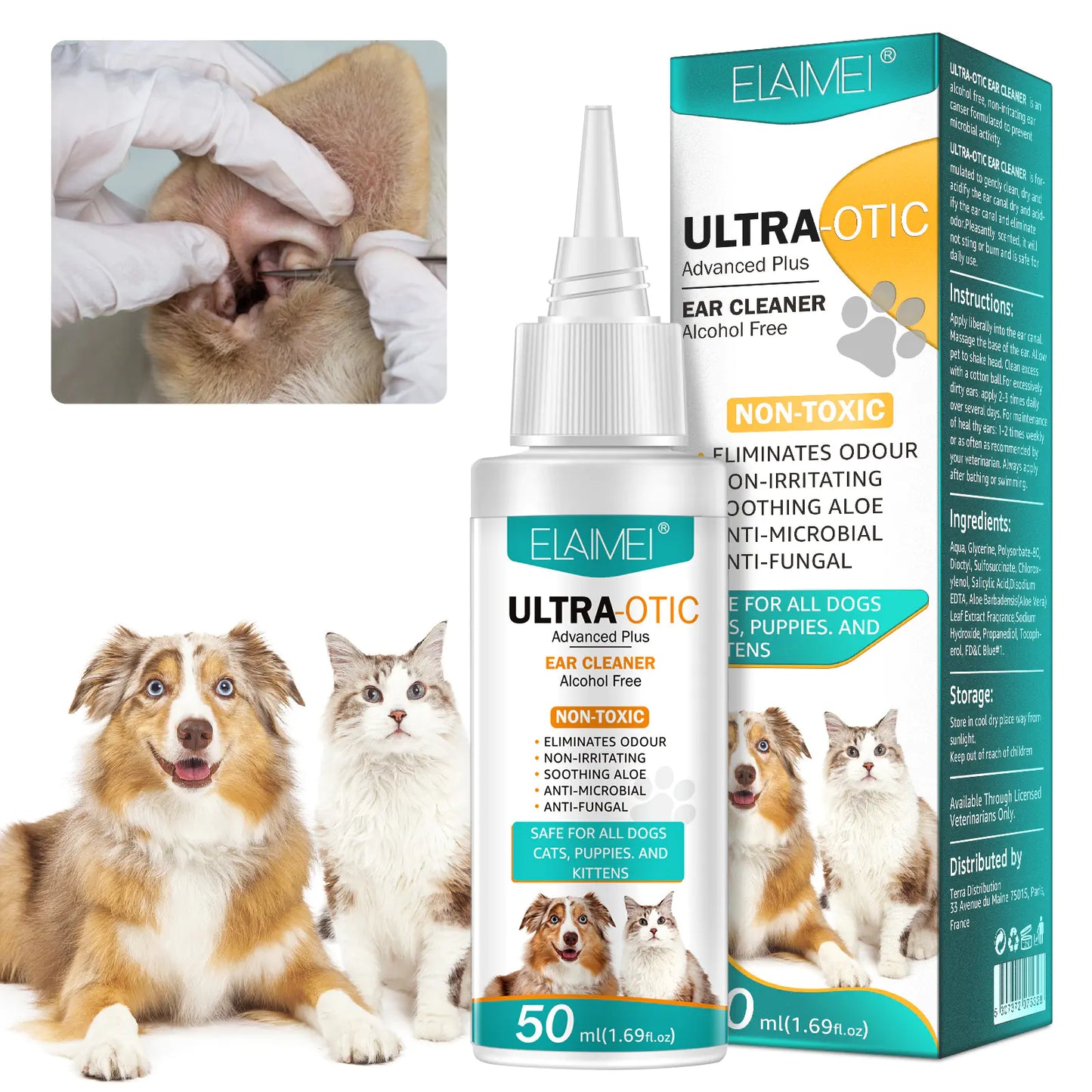 Pet Ear Cleaner 50ml by Anti Spier