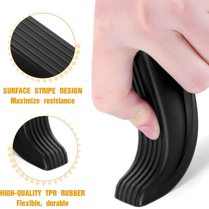 Heavy Duty Rubber Door Stopper for Home & Office by Anti Spier
