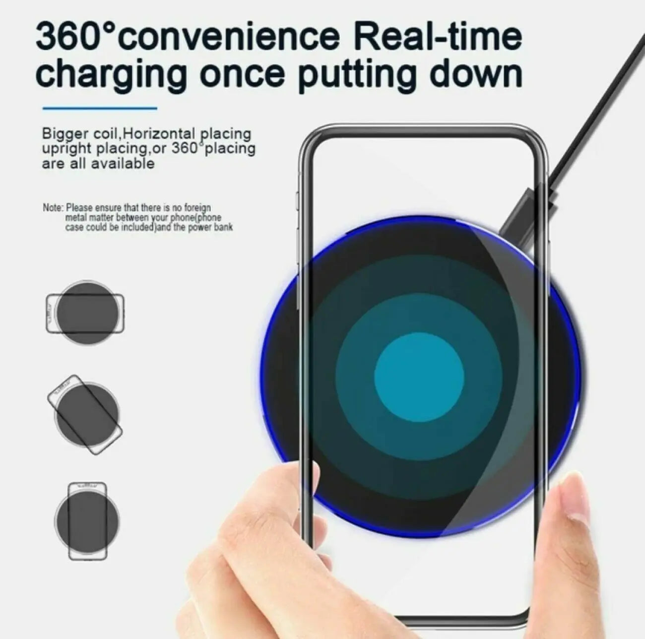 20W Wireless Charger Fast Charge Pad For Samsung iPhone XS Max X XR 12 13 Pro by Anti Spier