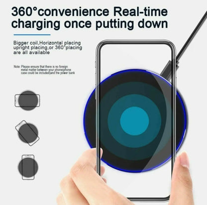 20W Wireless Charger Fast Charge Pad For Samsung iPhone XS Max X XR 12 13 Pro by Anti Spier