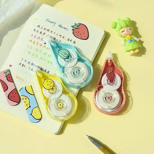 Transparent Correction Tape Dispenser - Random Color by Anti Spier