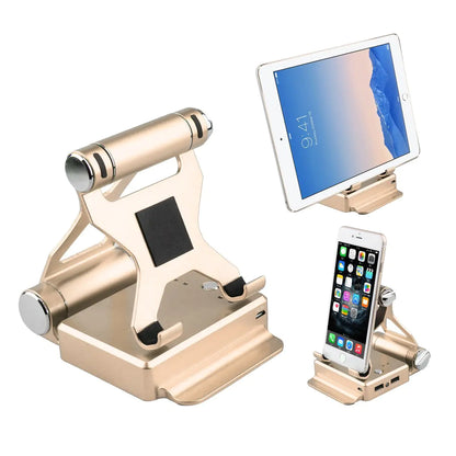 Podium Style Stand With Extended Battery Up To 200% For iPad, iPhone And Other Smart Gadgets by Anti Spier