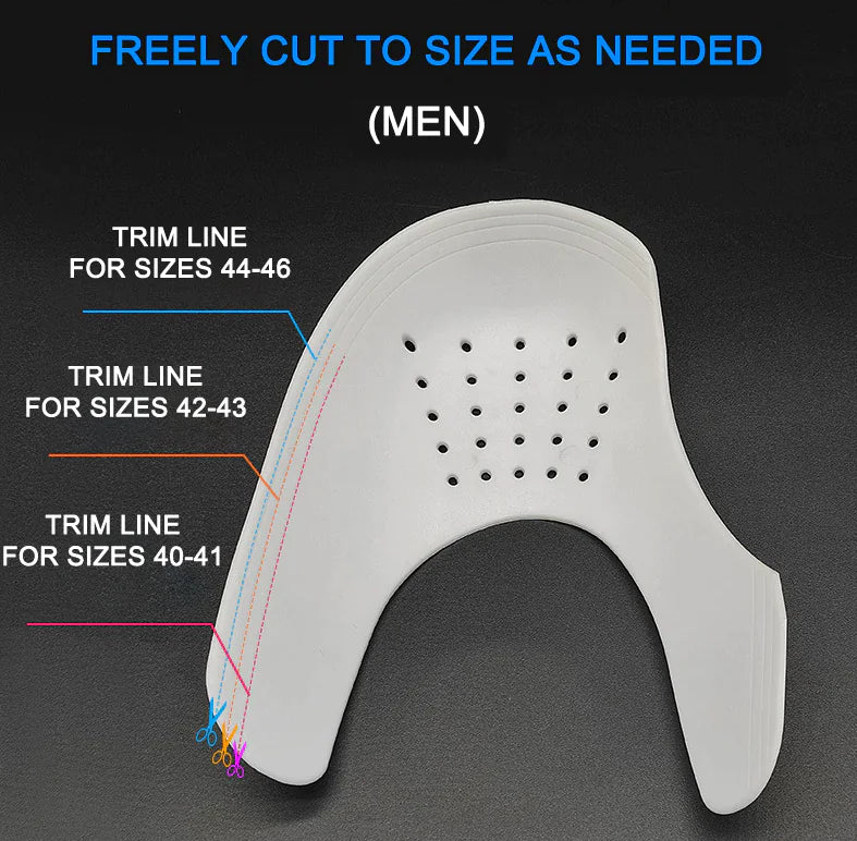 5 Pairs Shoe Protector Anti Crease Force Fields Cover Toe Cap Creasing Decreaser by Anti Spier