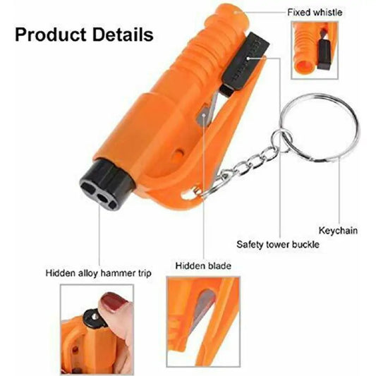 Mini Safety Hammer Keychain by Anti Spier